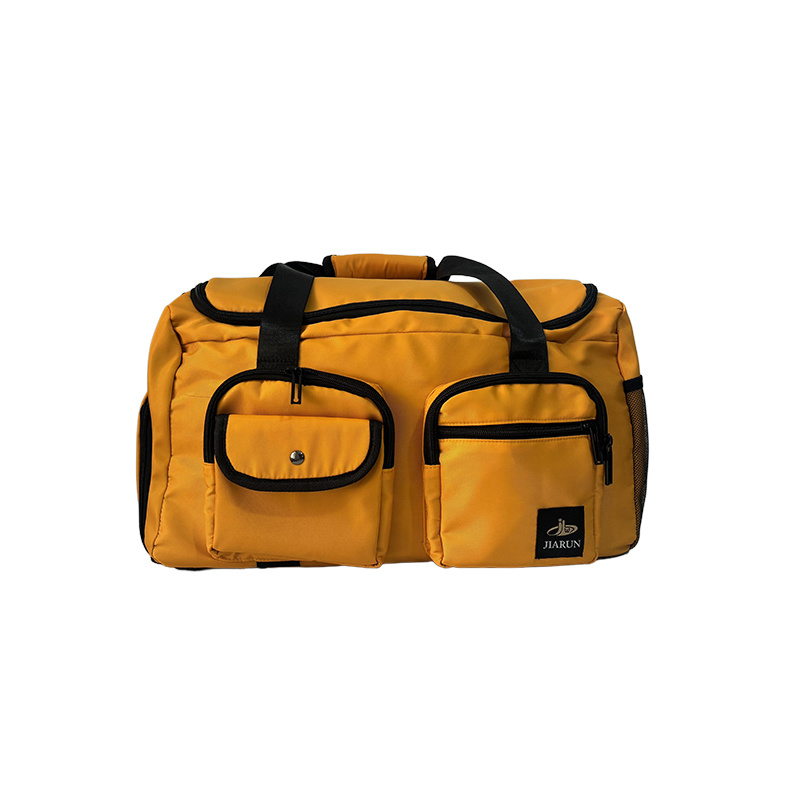 Twin-front-pocket sports duffel bag · BG-011