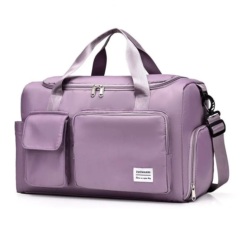Lilac rectangular sports travel bag · BG-MS-2105367275