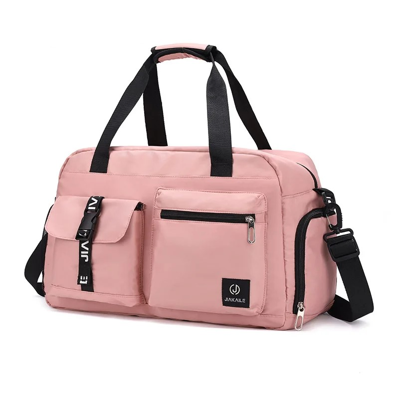 Pink rectangular sports travel bag · BG-MS-2105368015