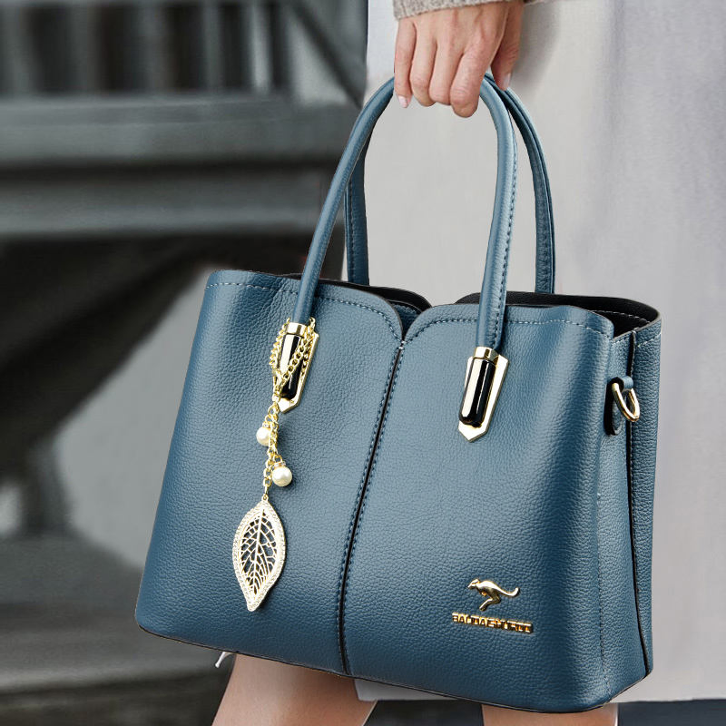 Teal structured handbag · BG-MS-2115284435
