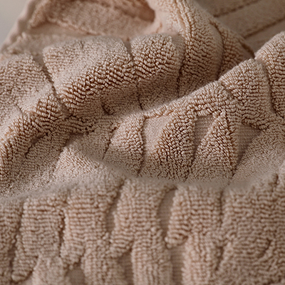 Large-leaf cotton jacquard towel · GY-004 — 2