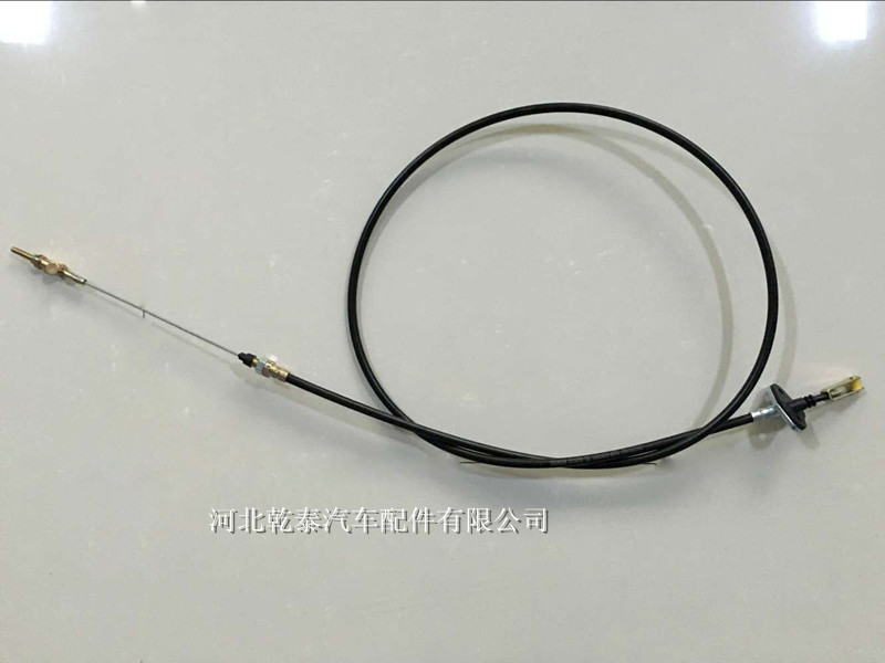 Single-route clutch cable with forked locator · QP-061