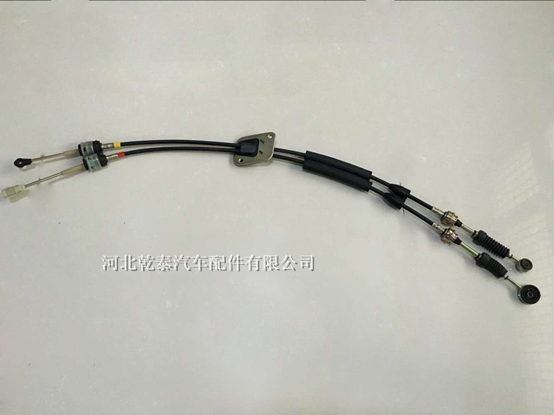 Twin shift cables with square bulkhead seat · QP-064