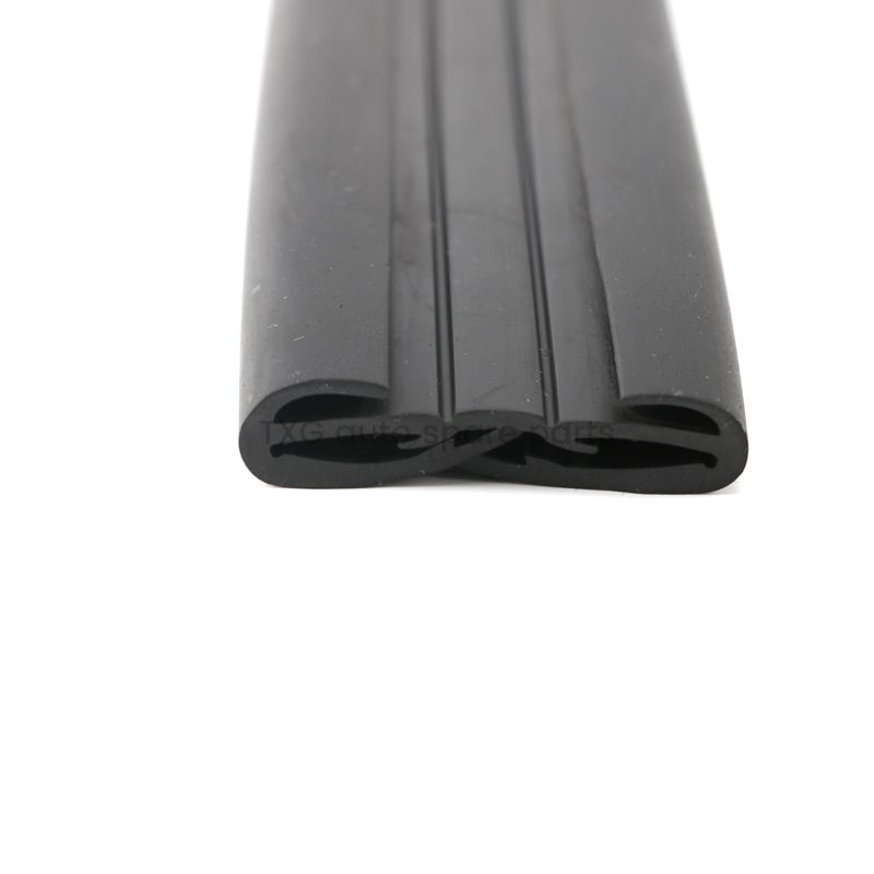 Twin-flat-chamber seal with raised central ridge · QP-054