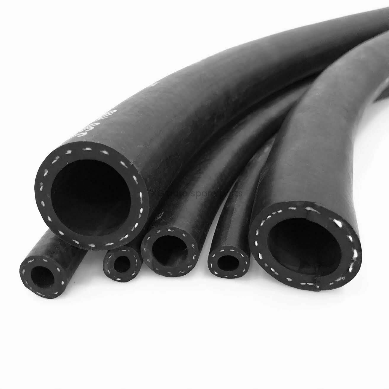 Straight fuel hose with visible reinforcing layer · QP-048