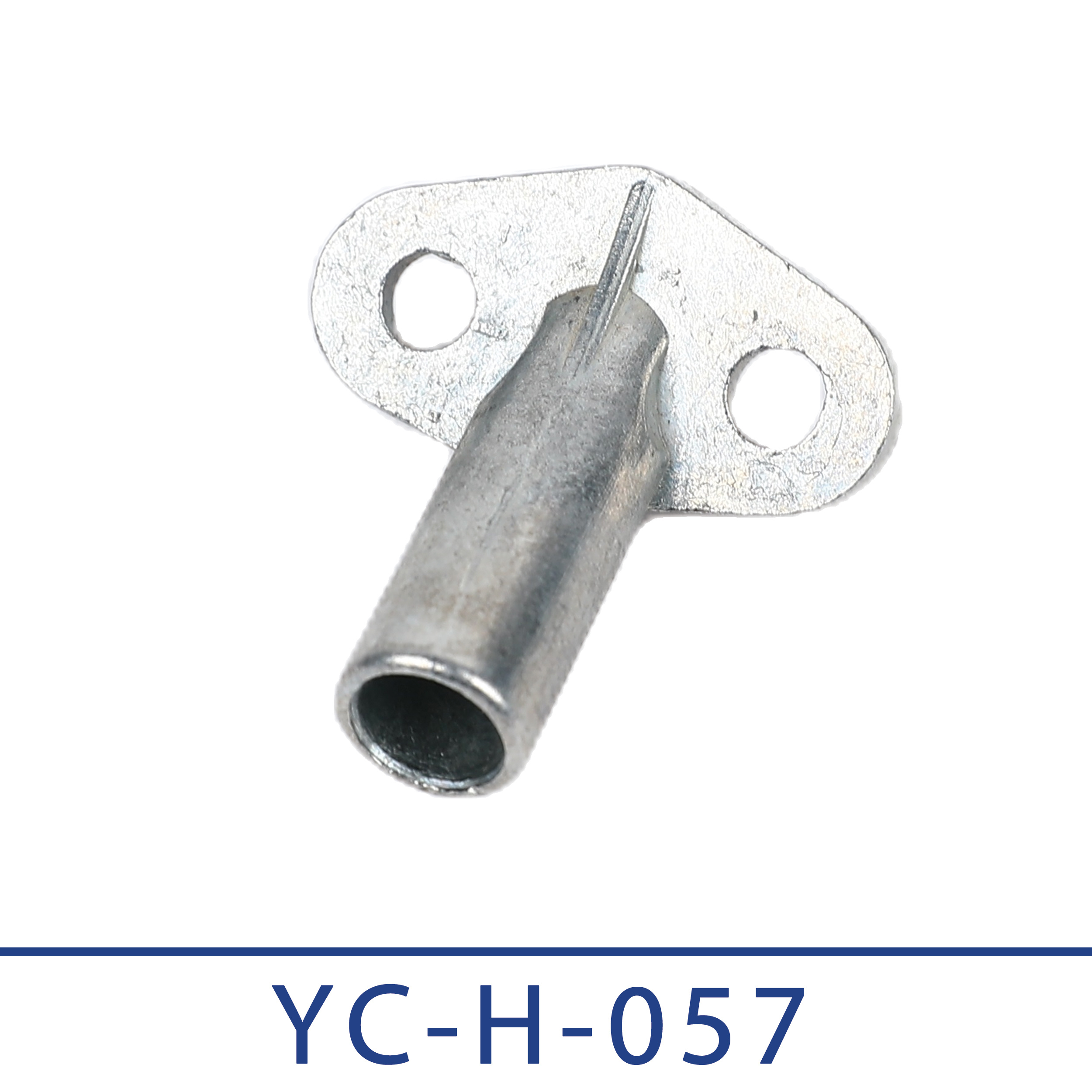 Tubular connector with two-hole mounting flange YC-H-057 · QP-090