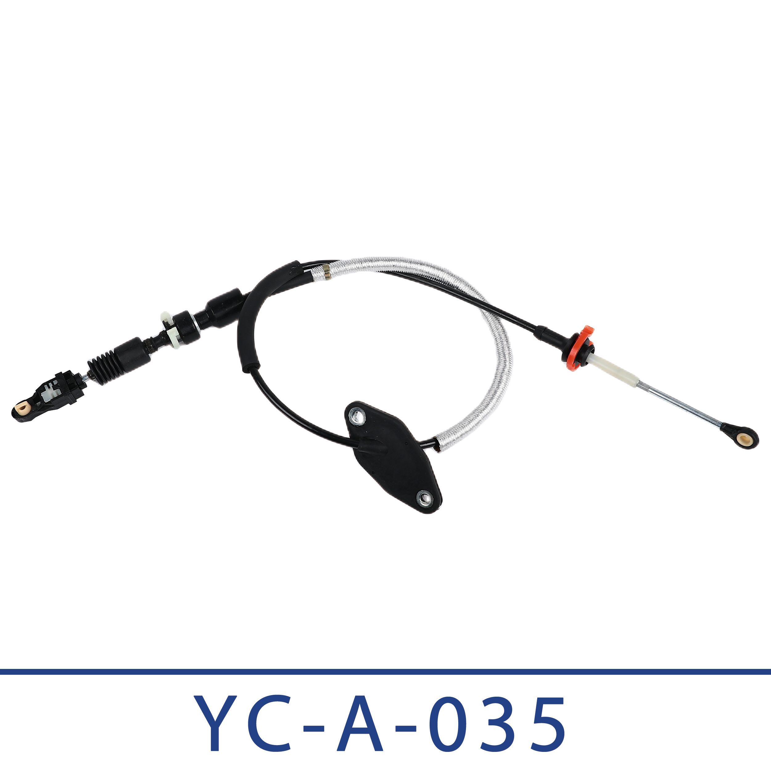 Combined rigid/flexible cable with triangular bulkhead seat YC-A-035 · QP-100