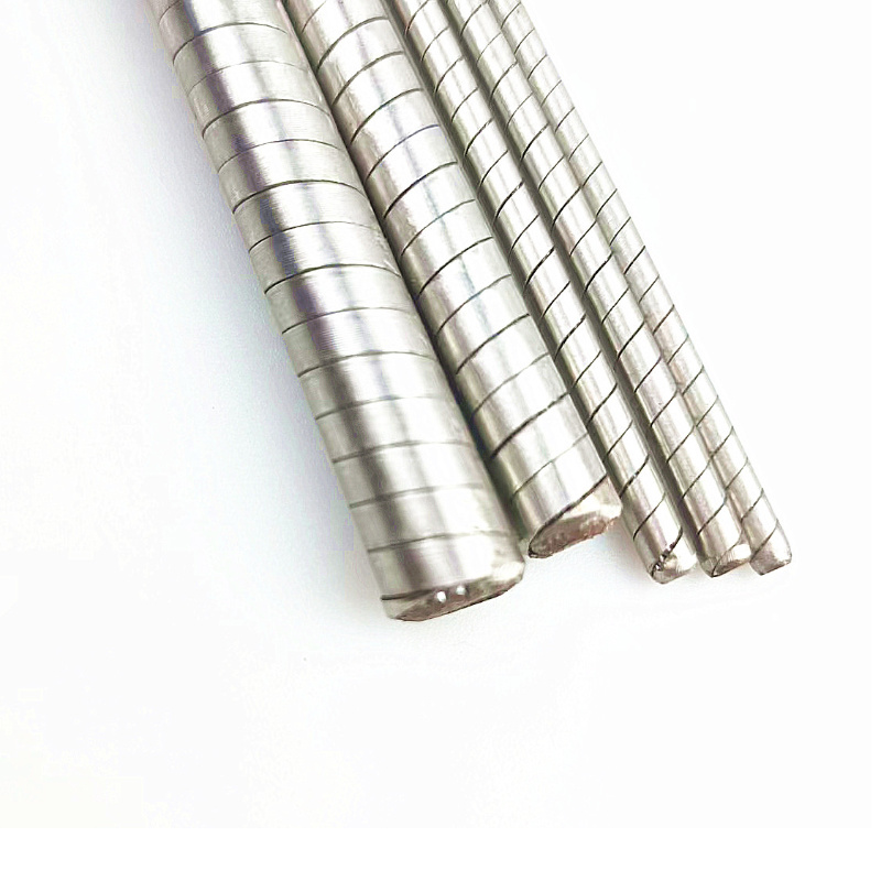 Gear-shift cable core with spiral outer teeth · QP-094