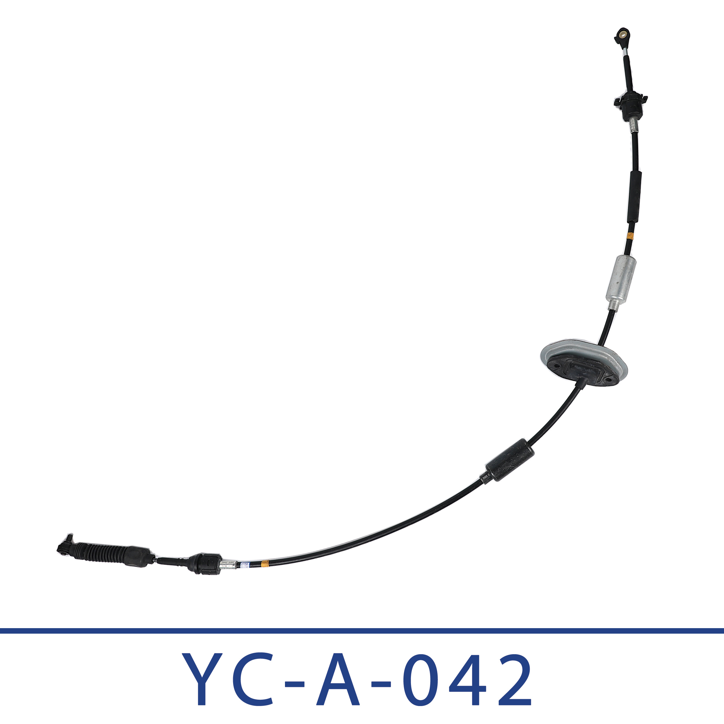 Control cable with round bulkhead grommet YC-A-042 · QP-097