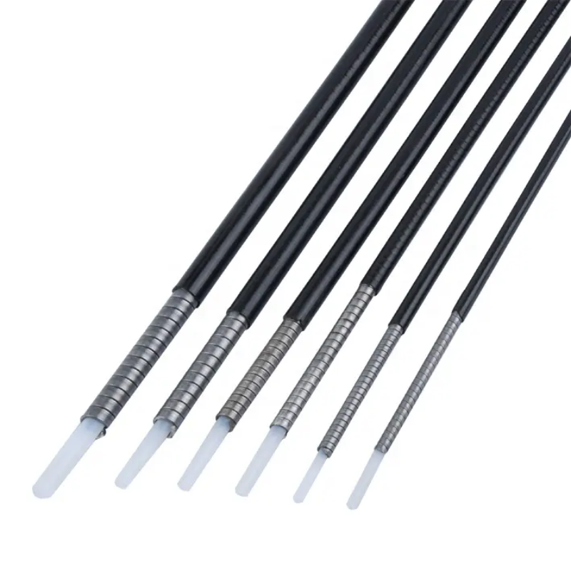 2P lined cable housing with flat-wire winding · QP-081