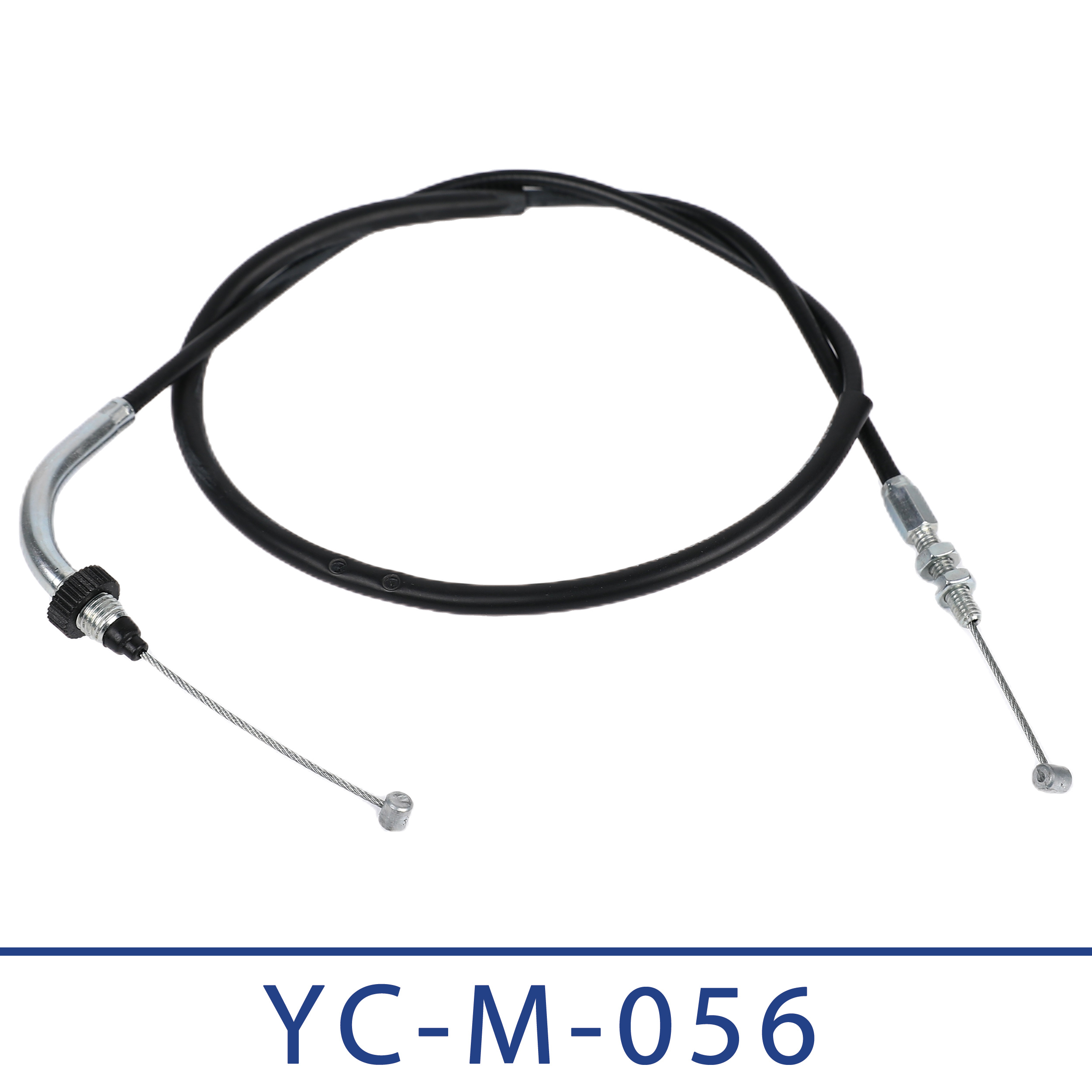 Exposed-wire cable with curved tubes at both ends YC-M-056 · QP-079