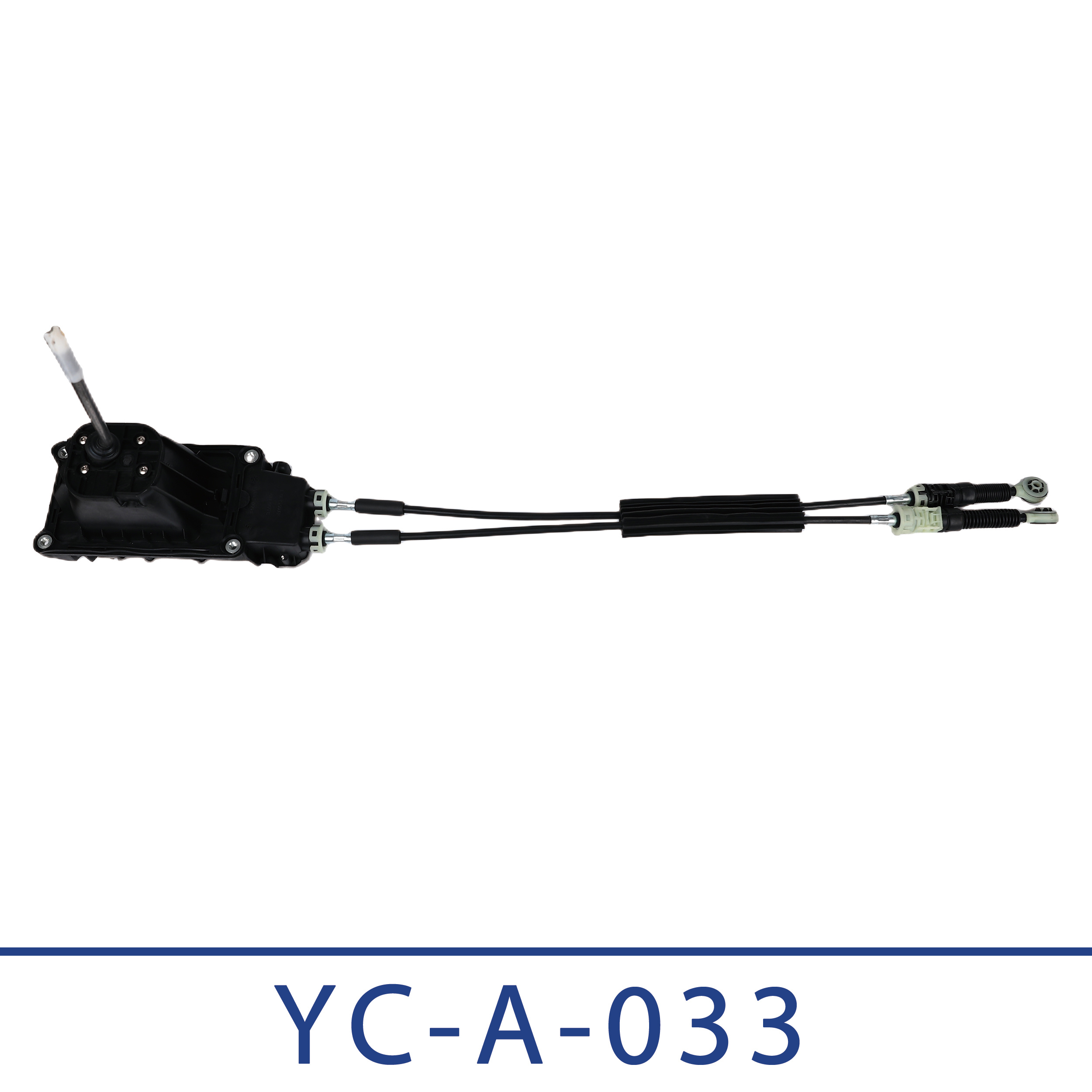Twin control cables with enclosed operating-end housing YC-A-033 · QP-101