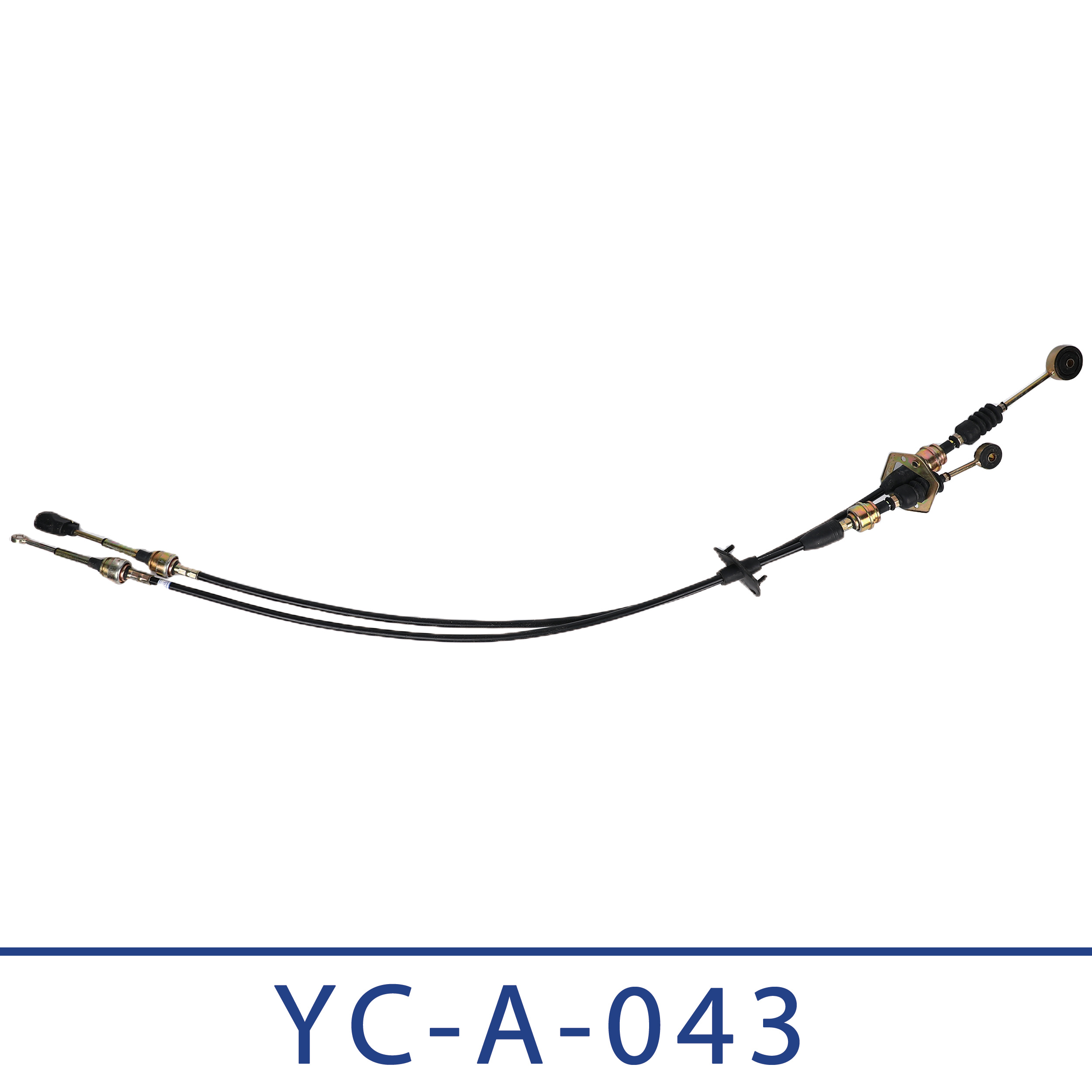 Branched automotive control cable with short sheaths YC-A-043 · QP-096