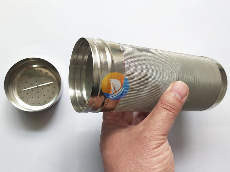 Hop-strainer cartridge with cap · AP-077
