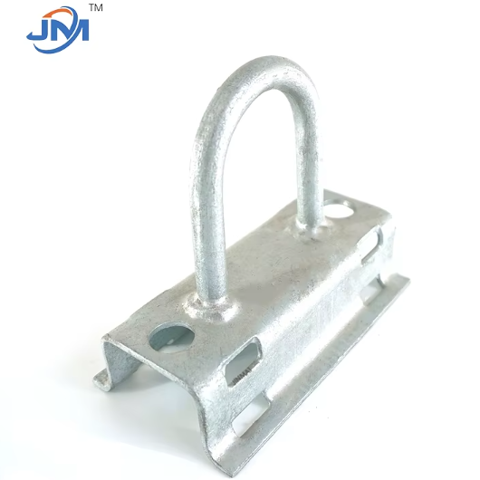 Closed-loop pole anchoring bracket · YN-074