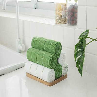 Microfiber cleaning cloth with corded ribs · GY-034