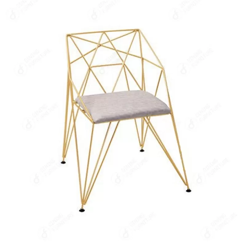 Geometric triangle-frame chair with seat cushion DC-W03 · XH-063