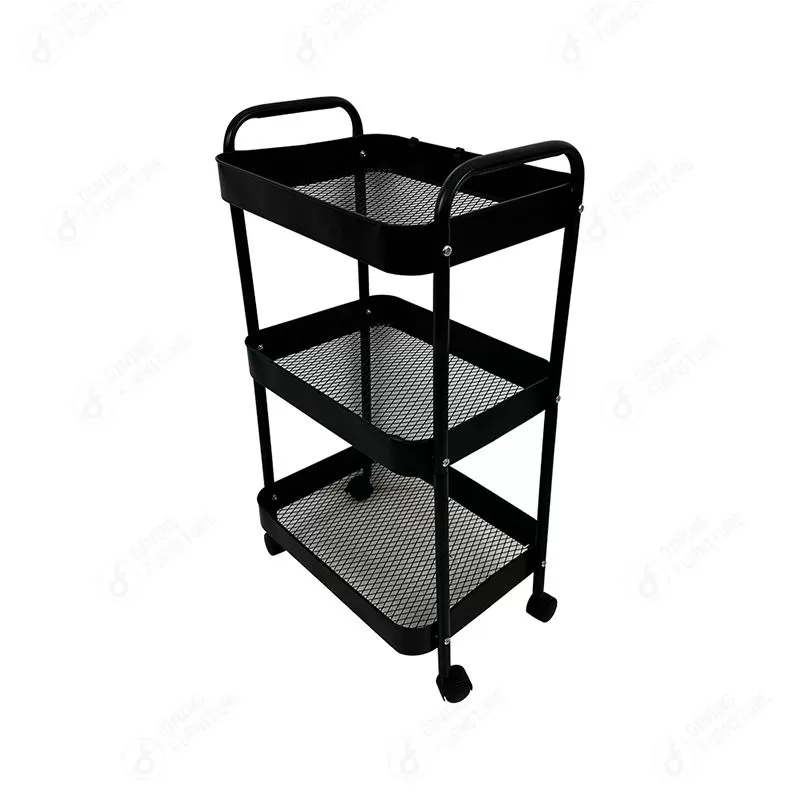 Three-tier mesh-basket storage trolley DZ-04 · XH-058