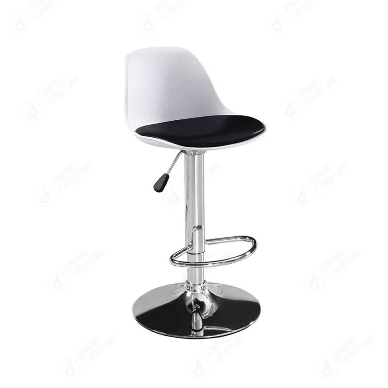 Low-shell adjustable bar chair on disc base DB-P09S · XH-095