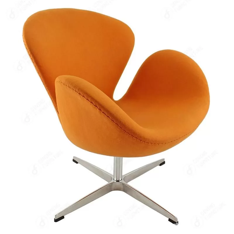 Wing-shaped shell lounge chair on central base DS-14 · XH-084