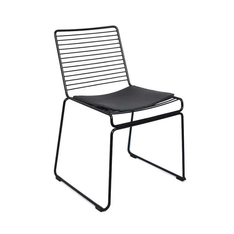 Horizontal-rail dining chair with sled base DC-W06 · XH-064