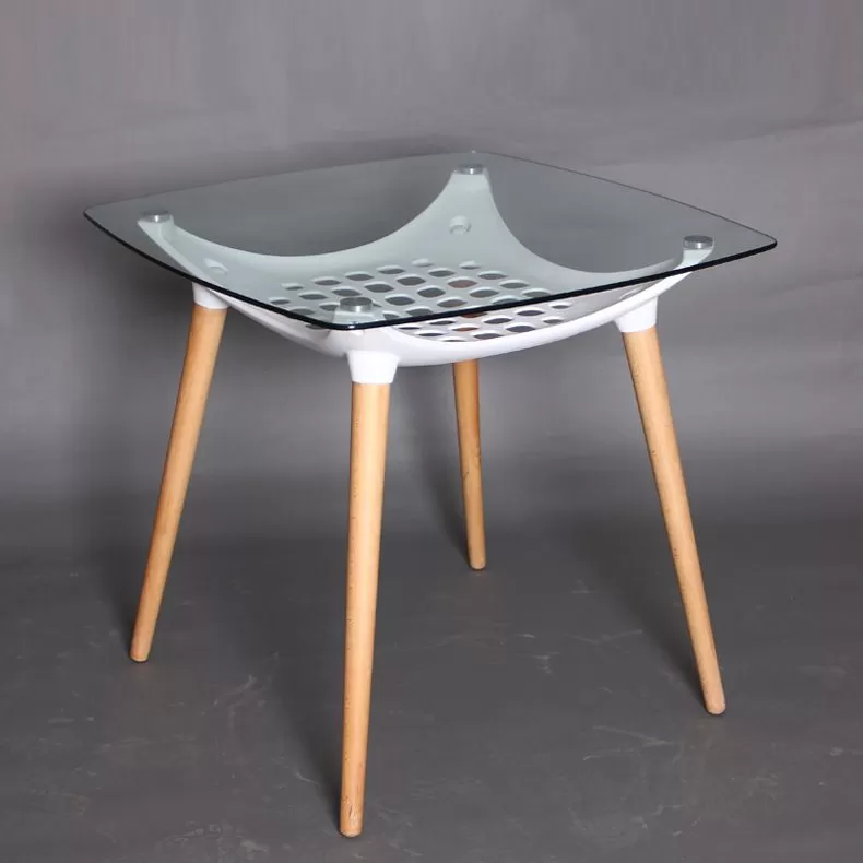 Square dining table with open under-top supports DT-M25 · XH-070