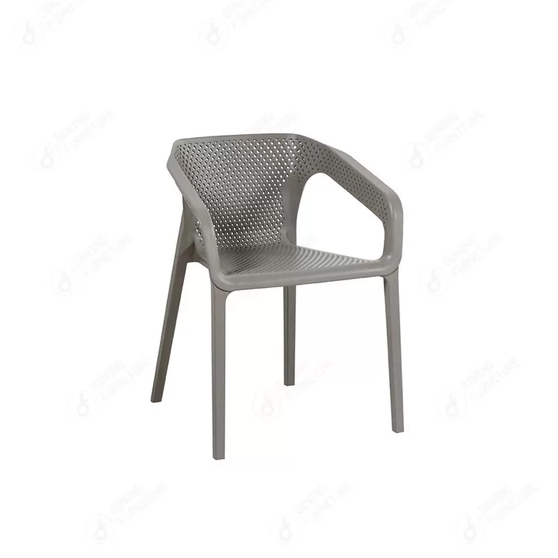 Woven-texture plastic-shell armchair DC-N19 · XH-077