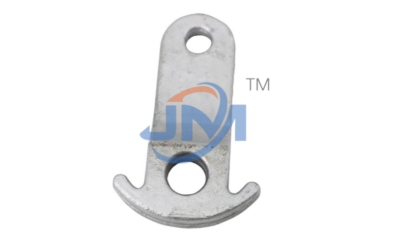 Guy-hook plate with two curved tips · YN-090