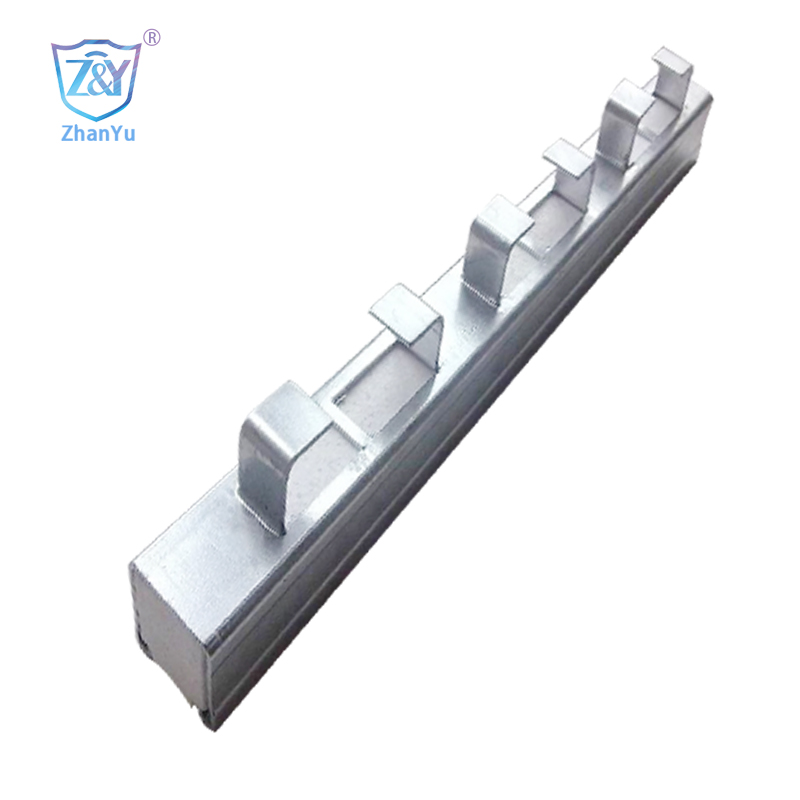 Cast-in anchor channel with folded tabs · YN-095