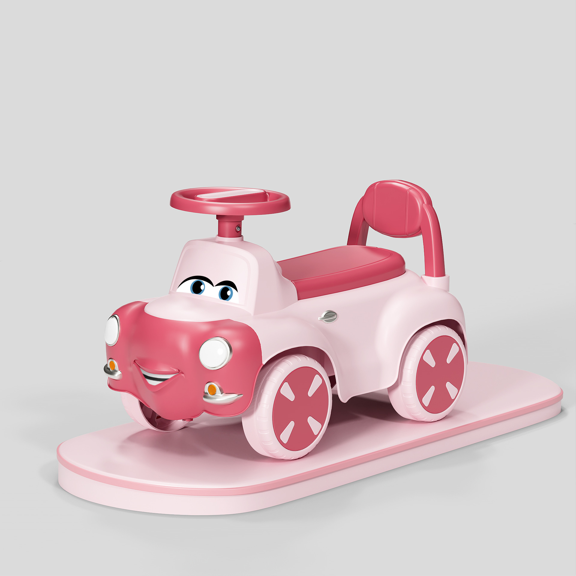 Cartoon ride-on with rocker platform xb075 · PX-038