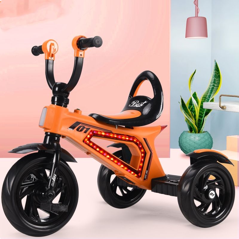 High-handlebar pedal tricycle with triangular shell frame D118 · PX-056