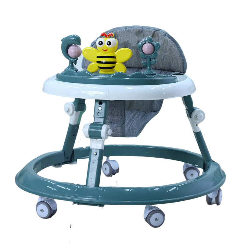 Round-base seated walker with three-column tray support R246 · PX-041