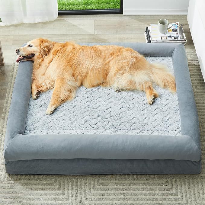 Three-sided frame-bolster pet bed · NH-043
