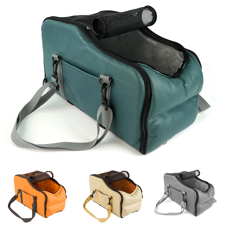 Narrow zipped pet car carrier · NH-030