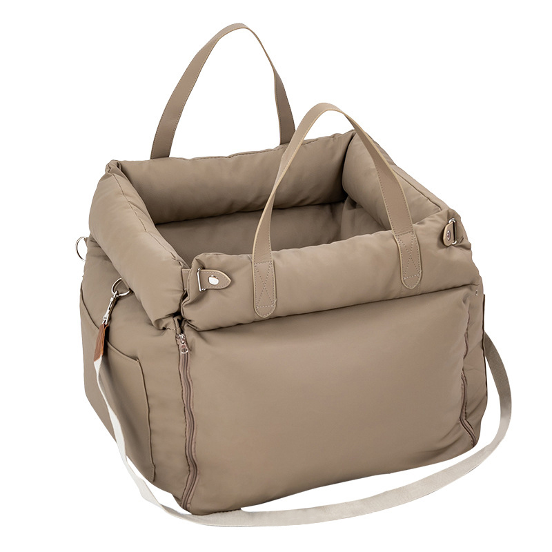 Soft box pet carrier seat with twin handles · NH-028