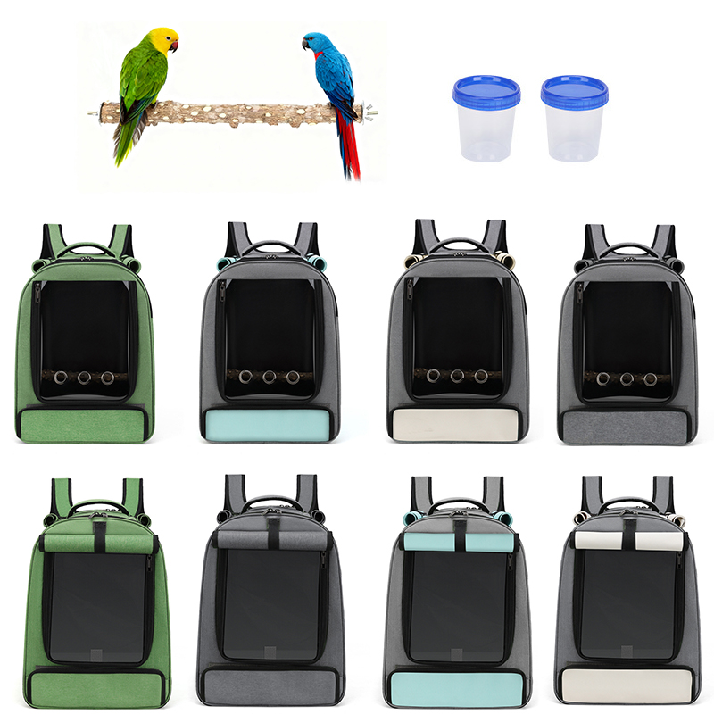 Bird backpack with transparent front window · NH-055
