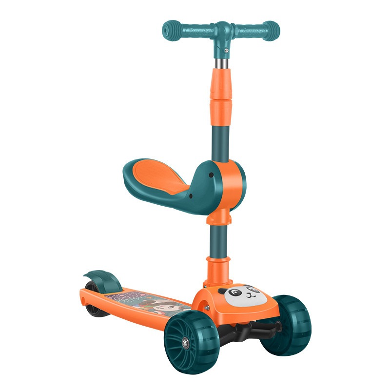 E300 twin-front-wheel scooter with optional seat · PX-021