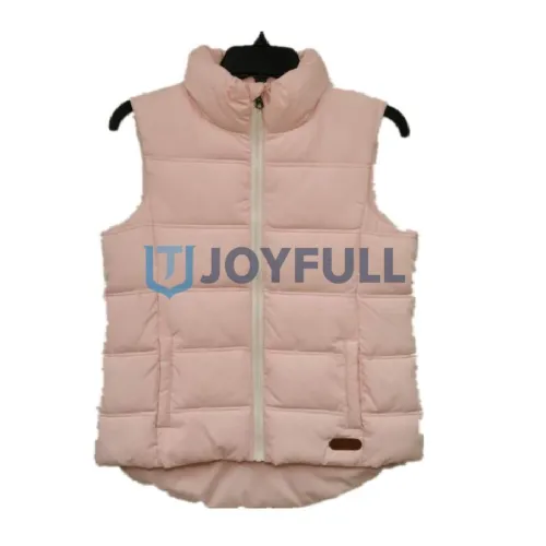 Children’s vest with wide quilting and curved back hem · FS-066