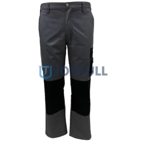 Work trousers with plain front and large knee panels · FS-061