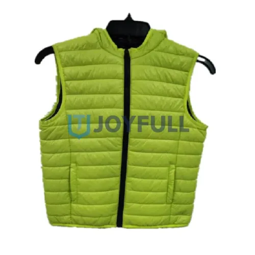 Children’s round-neck vest with narrow quilt channels · FS-067