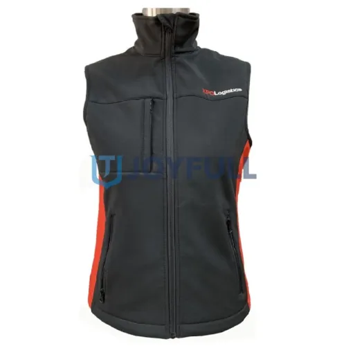 Waisted softshell vest with side panels · FS-055