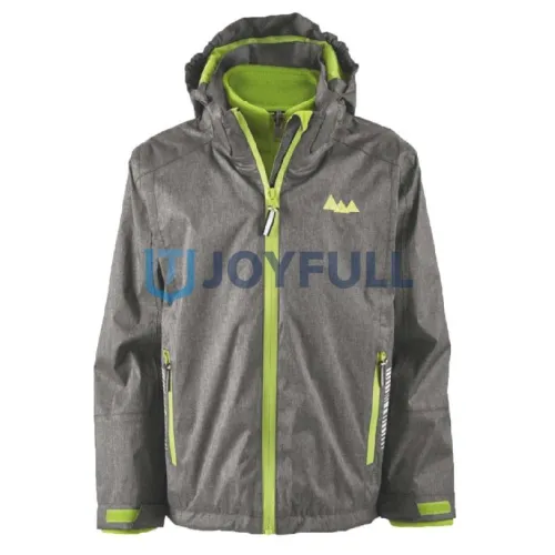 Children’s three-in-one jacket with exposed zip · FS-070