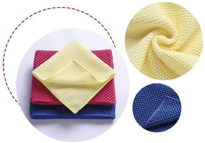Grain-knit textured cleaning cloth · GY-098