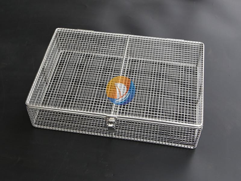 Welded-wire basket with lid · AP-080