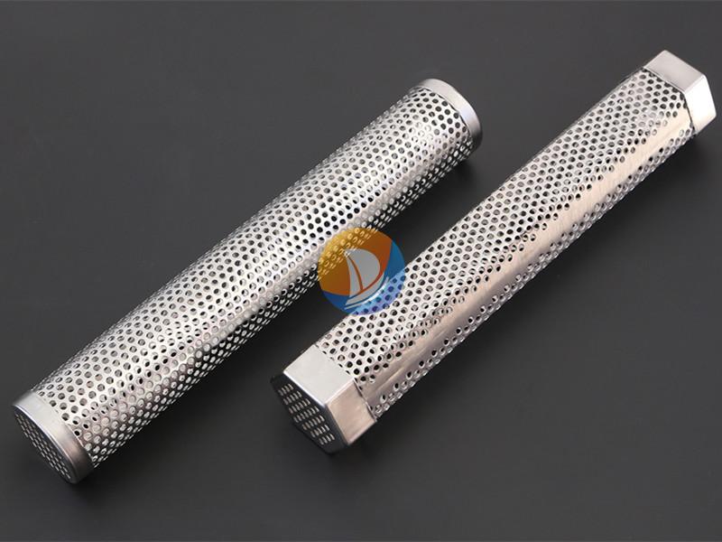 Metal pellet-smoker tube · AP-052