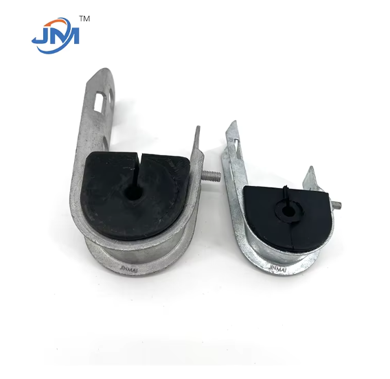 Cable suspension clamp with rubber cradle · YN-085