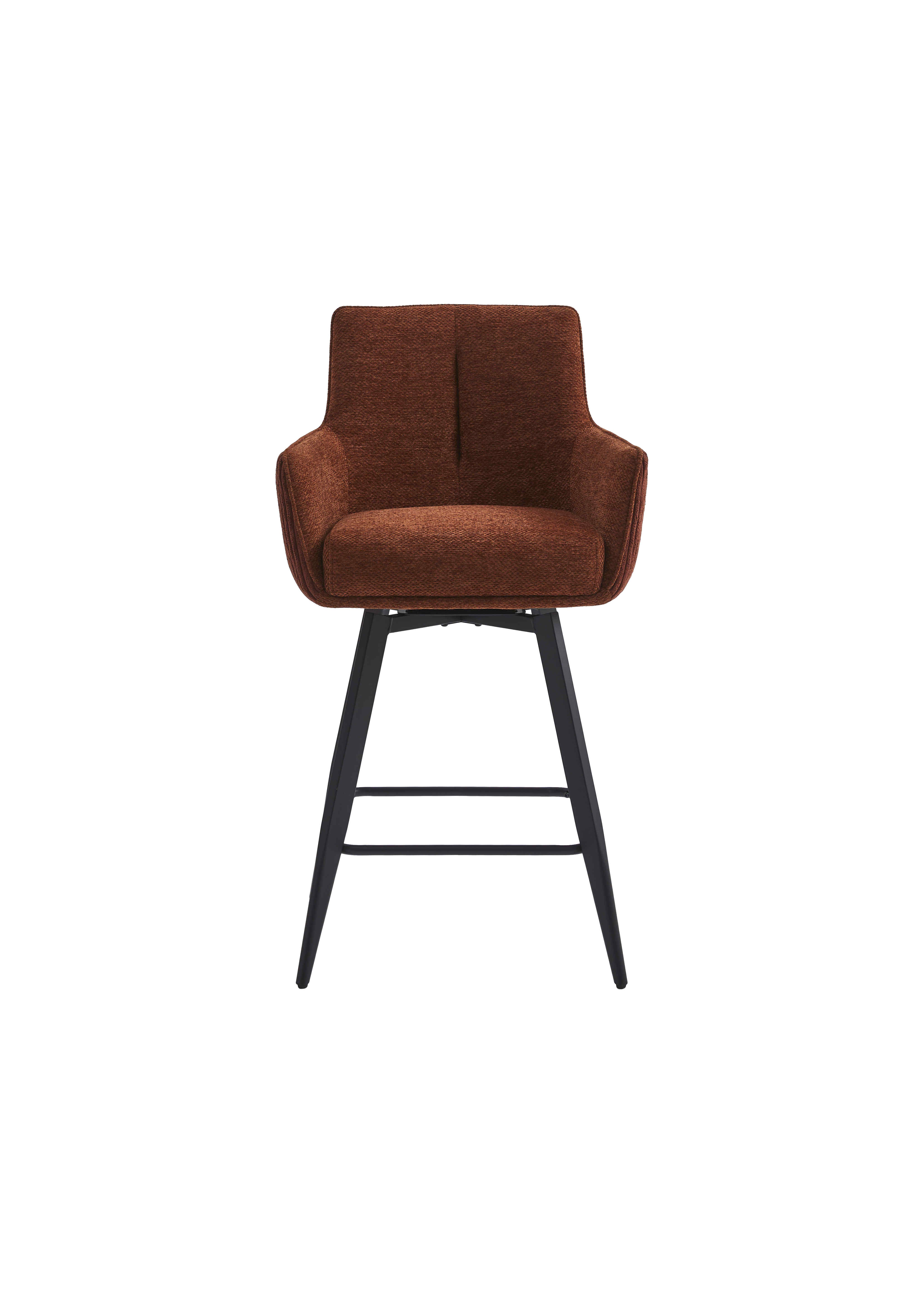 Straight-back bar stool with low arms GBar6912Ca-3 · XH-030