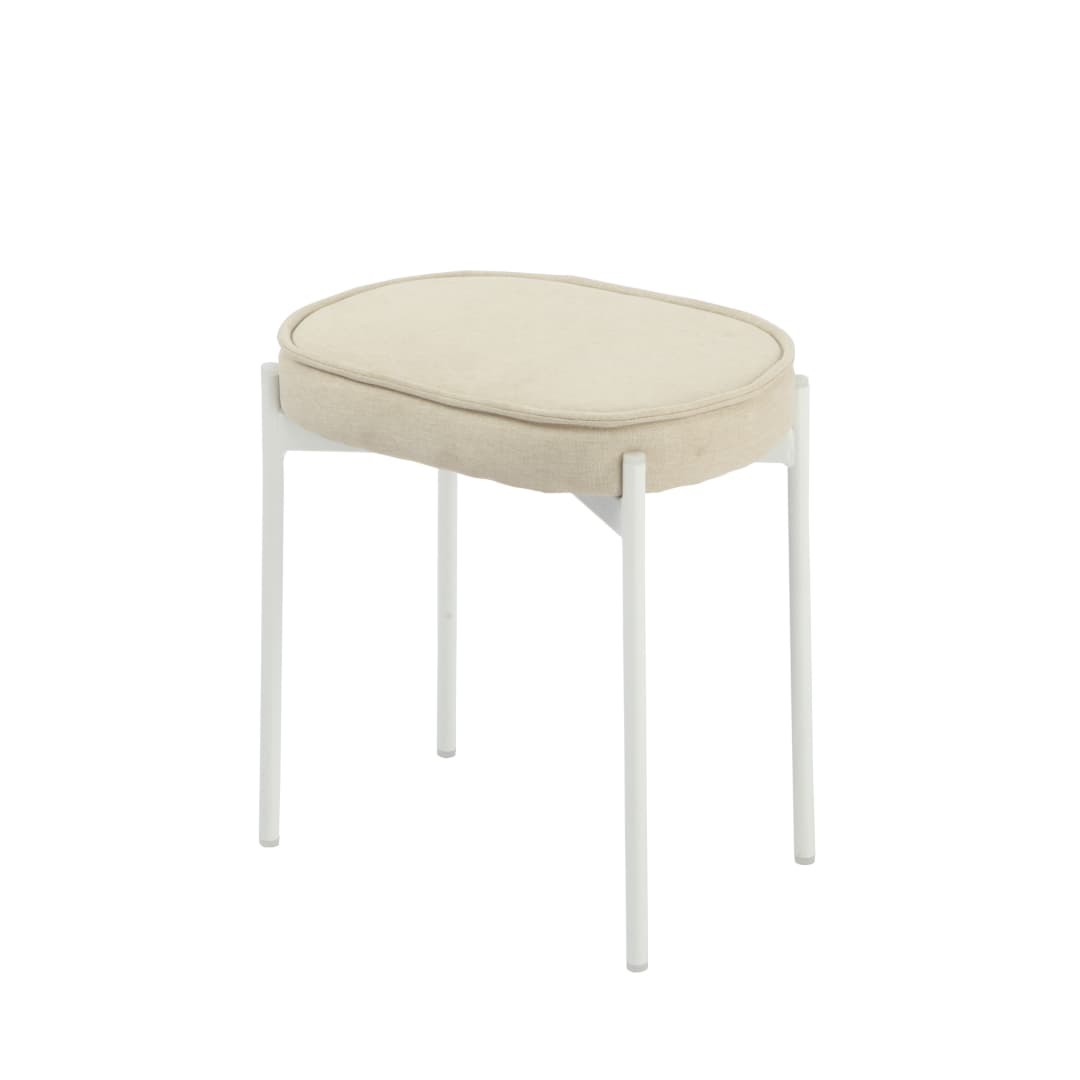 Four-leg footstool with slim oval cushion GST024 · XH-044