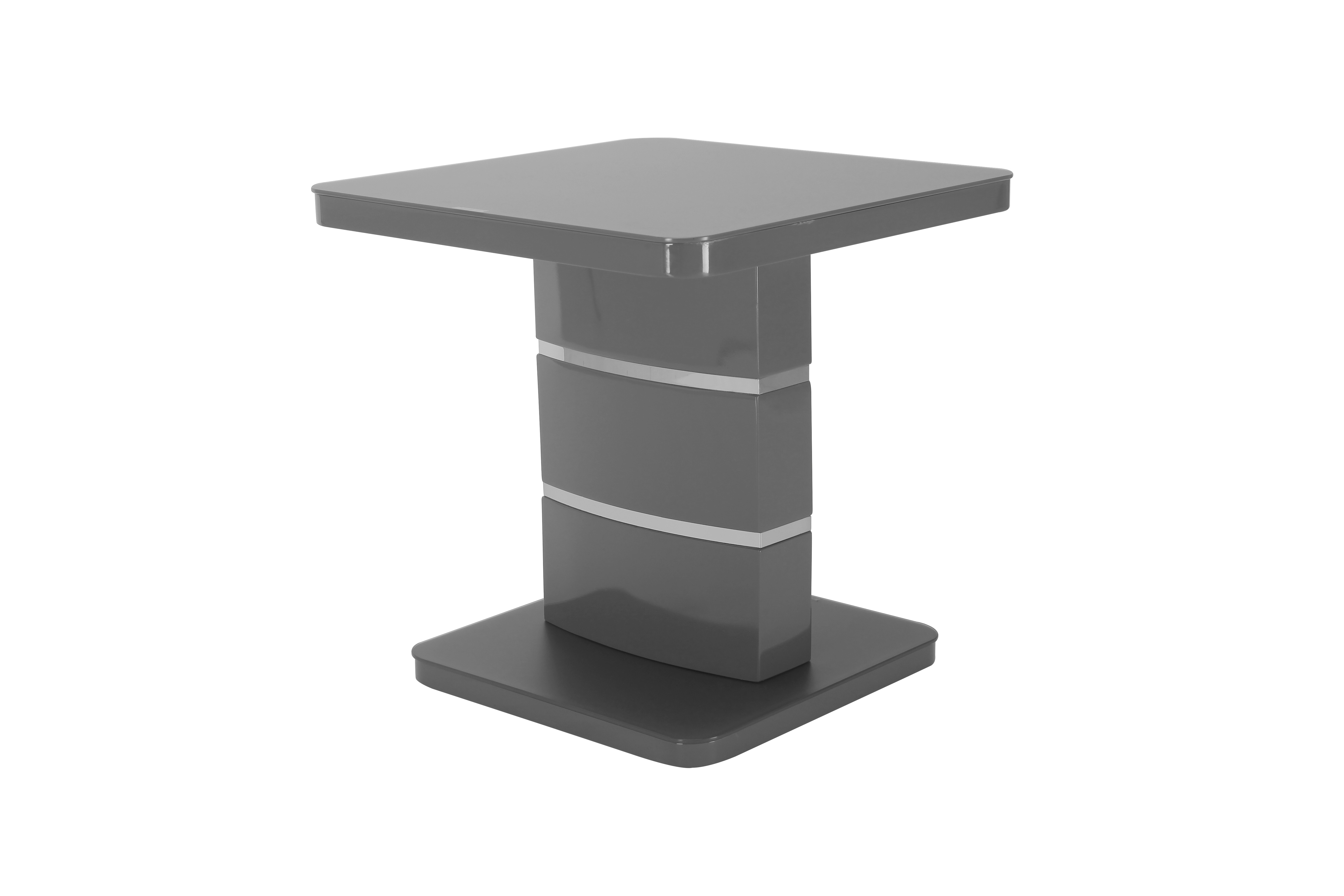 Square-top bar table with central pedestal GCT920-2PTG · XH-033