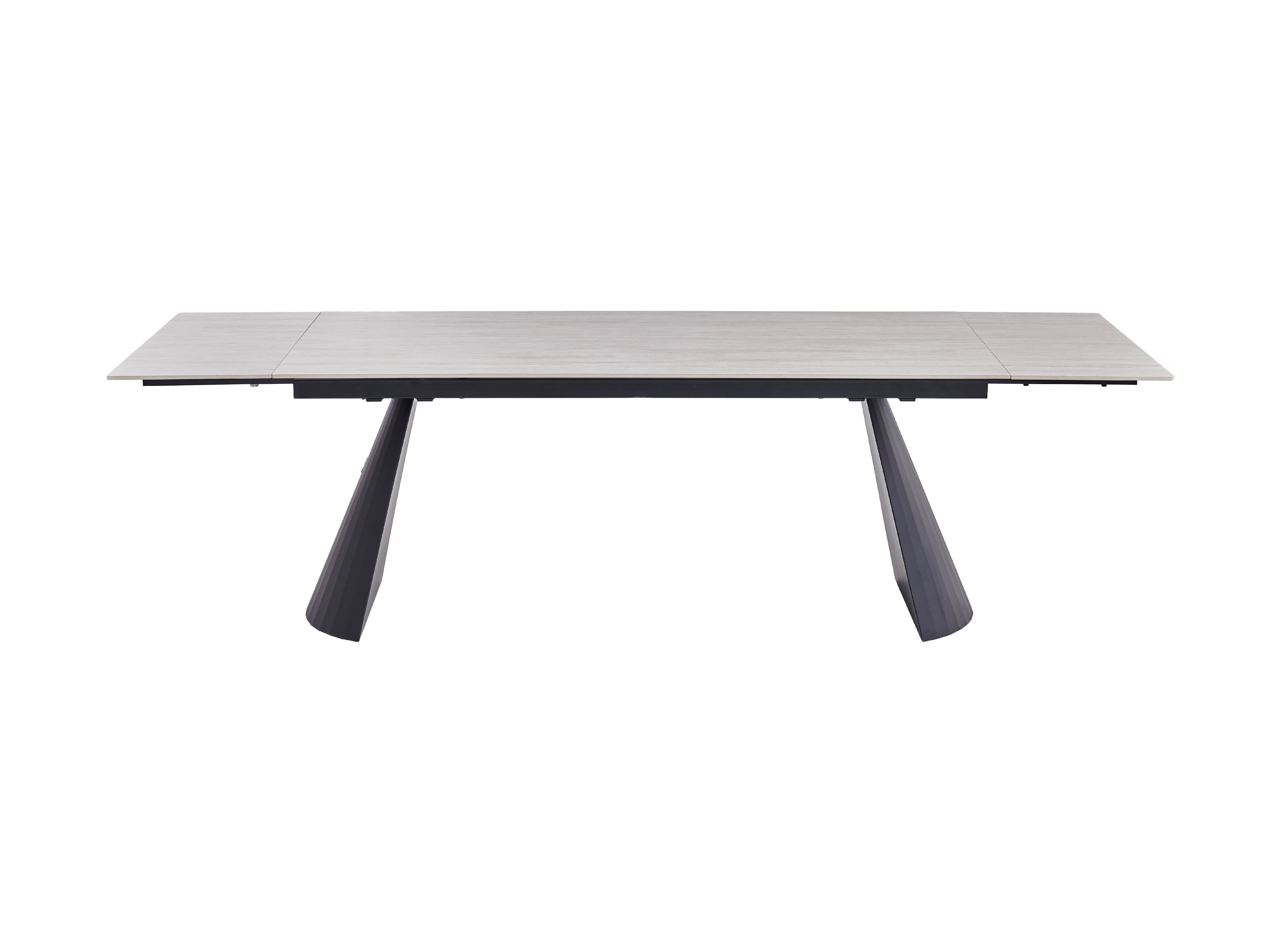 Extending dining table on two inclined columns GDT1230A-3 · XH-099